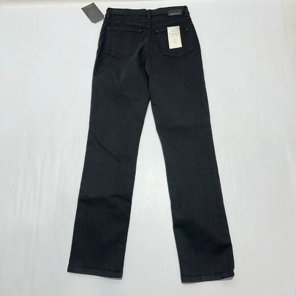 Current/Elliott The Soulmate Jeans Women's 26 Black Denim Slim Fit Straight NWT - Picture 7 of 15